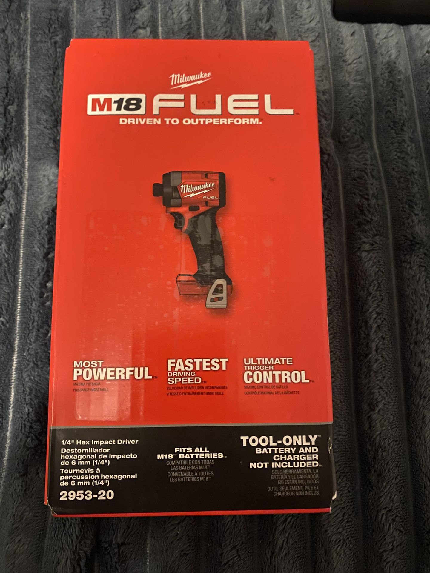 Milwaukee Fuel M18 1/4 Hex impact driver New