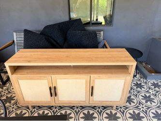 SAND AND SABLE TV STAND CABINET