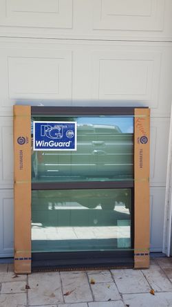 Brand New 37W x 49H PGT Impact Vinyl Window