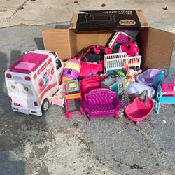 Box Of Girls Toys