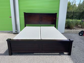 King bed with king box spring