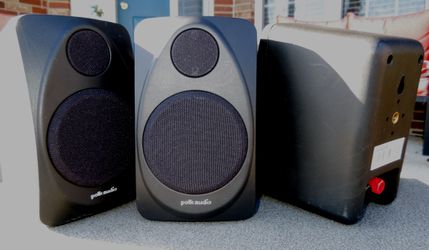 Polk Audio RM1300 Surround Satellite Speaker, 3 pcs