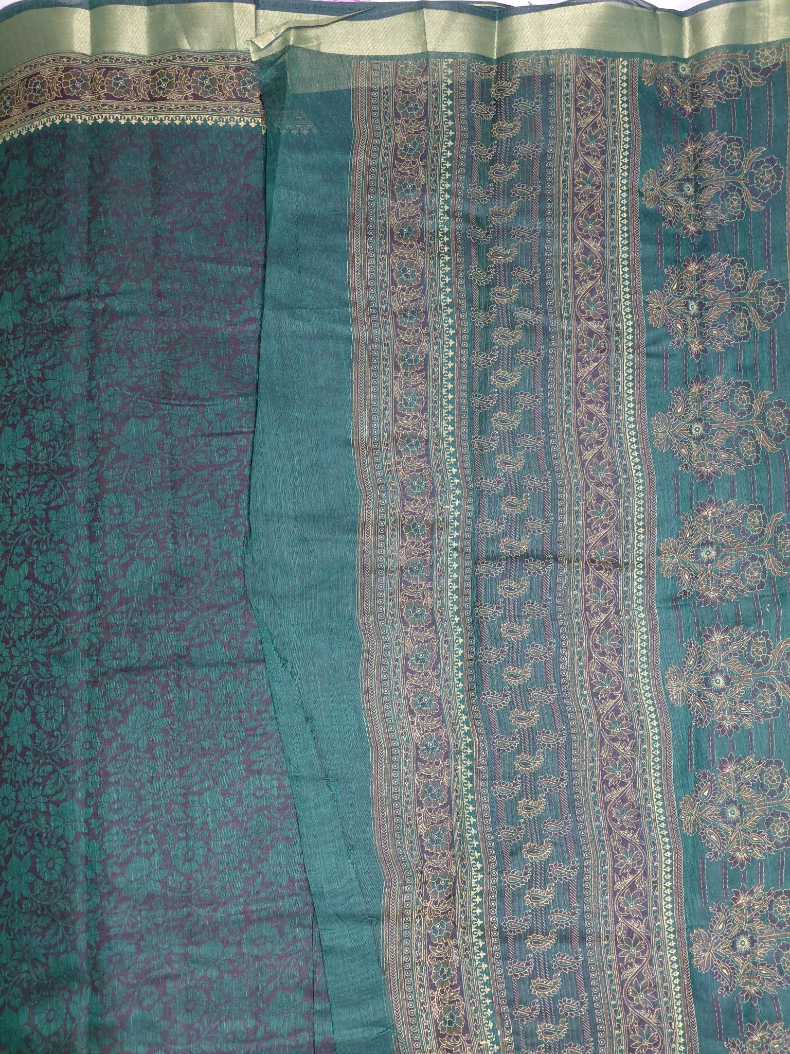 Beautiful 4 yds of Indian fabric