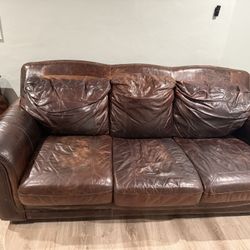 Leather Couch 