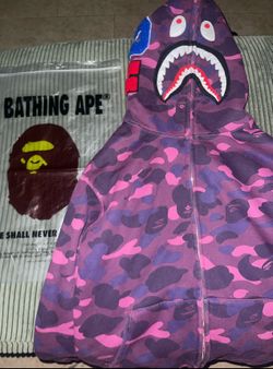 A Bathing Ape purple jacket