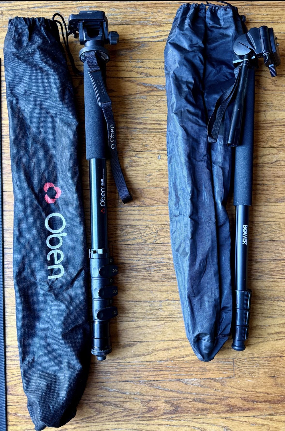 2 Monopods for sale / Oben & Bower