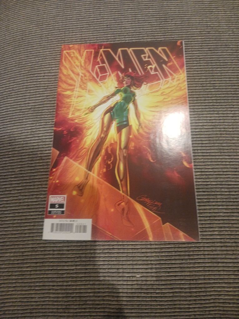 X-men #5 Jean Grey Var Marvel Comic Book CVR by Campbell, J. Scott B&B