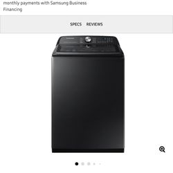 Samsung Washer and Dryer - Electric 
