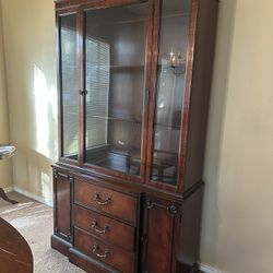 Dining Table And China Cabinet