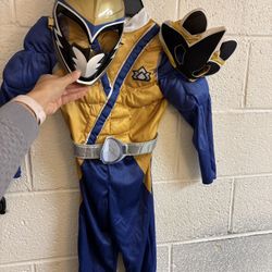 Power Ranger Samurai Halloween Costume Size L 4-6 Kids