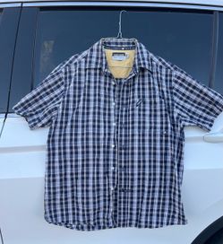 Men’s Shirt Size: Large - Very Nice 100% Cotton Short Sleeve “Ecko Unlimited” Classic Material Checkered Shirt.