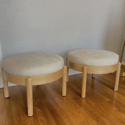 Upholstered Threshold Studio McGee Ottoman