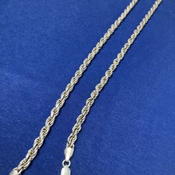 Sterling Silver Rope 