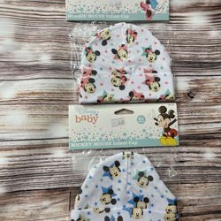 Minnie And Mickey Mouse, Baby Beanies