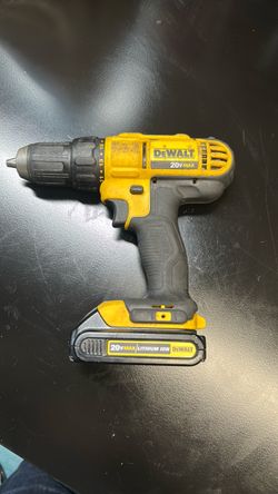 Dewalt 20 v. Drill and battery.