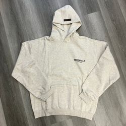 Essentials light oatmeal hoodie