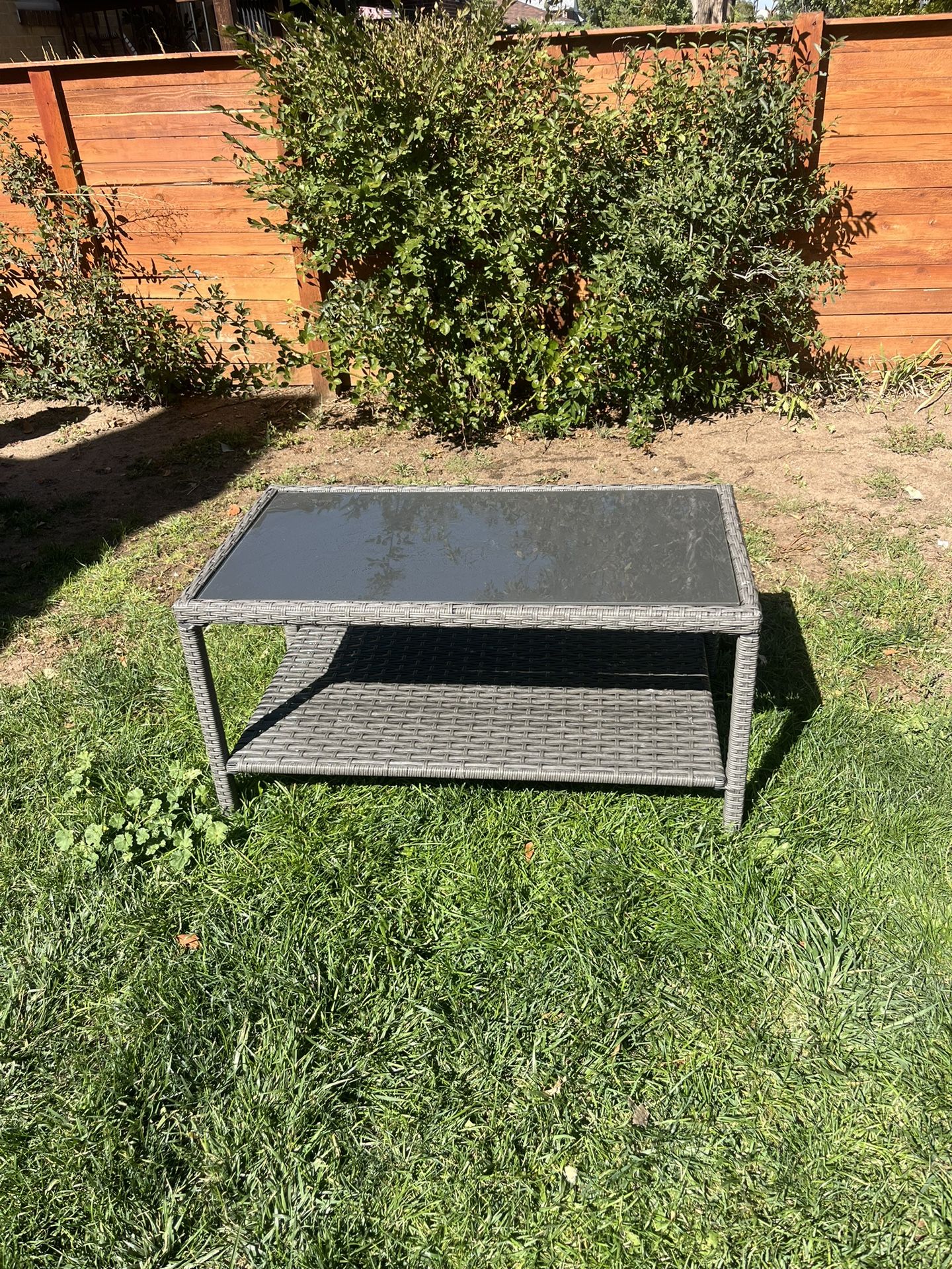 Outdoor coffee Table- 36”L x19” x18”H