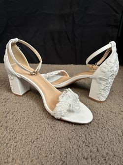 White Dress/wedding Shoes