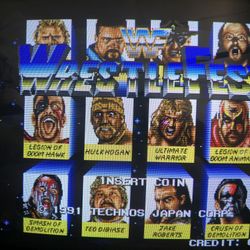 WWF Wrestlefest arcade board
