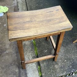 Wooden stool