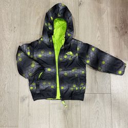 North Face Reversible kids Hooded Jacket 4T