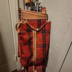 Vintage Golf Clubs And Bag