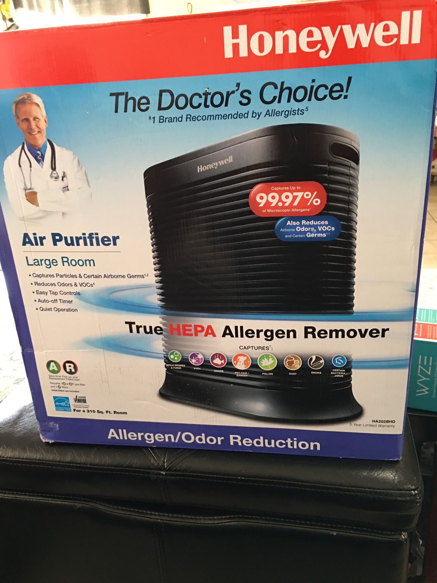 Honeywell True HEPA 310 sq. ft. Allergen Remover Air Purifier