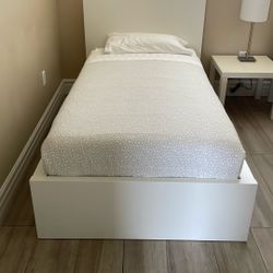 Ikea Twins Size Mattress And Bed Frame 