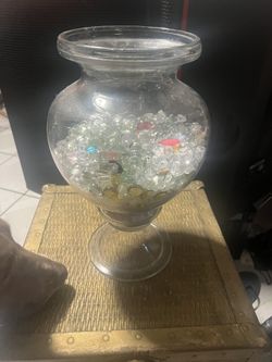 Thick Glass Vase
