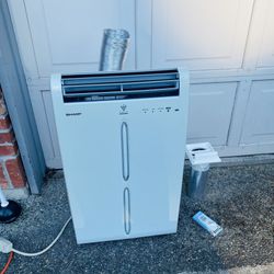 Sharp  AC Air Conditioner W Hose Remote