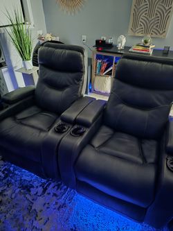 Leather recliners