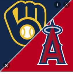 Angels vs. Brewers Sunday 5 tixs
