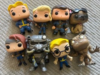 Fallout Funko Pop Lot no boxes as is condition