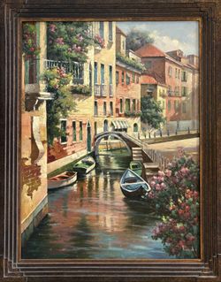 Impressionistic Venice Oil Painting