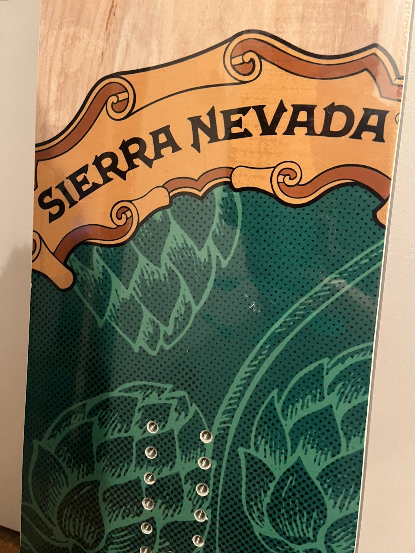 Brand New Sierra Nevada Beer snowboard