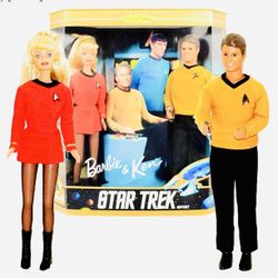 barbie and ken star trek 30th anniversary 1996 value