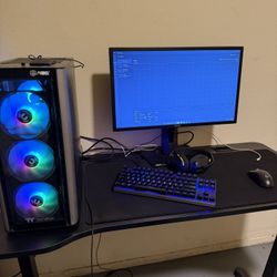 pc gaming set up 
