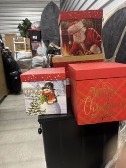 Christmas Nesting Boxes