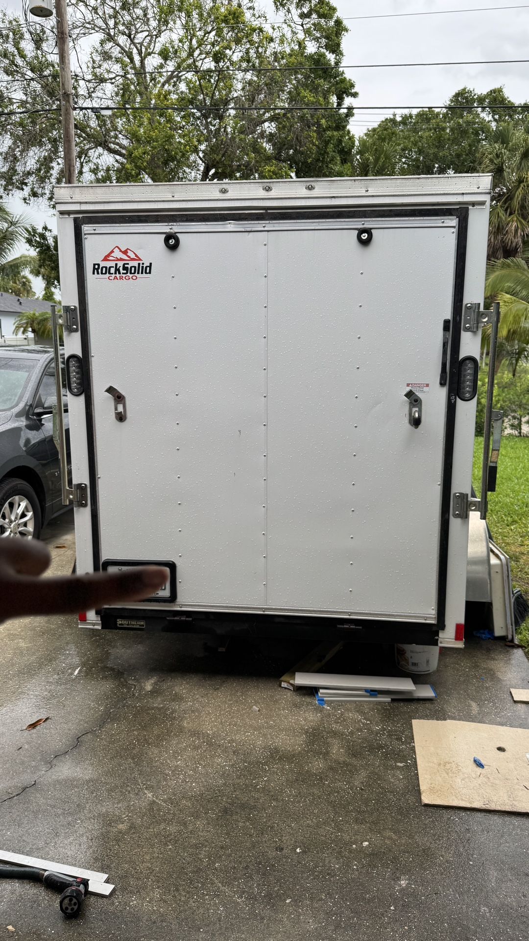 Rock Solid Cargo Trailer 6x12 - Enclosed, Double Axle