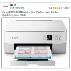Canon PIXMA TS6420a All-in-One Wireless Inkjet Printer [Print,Copy,Scan], White