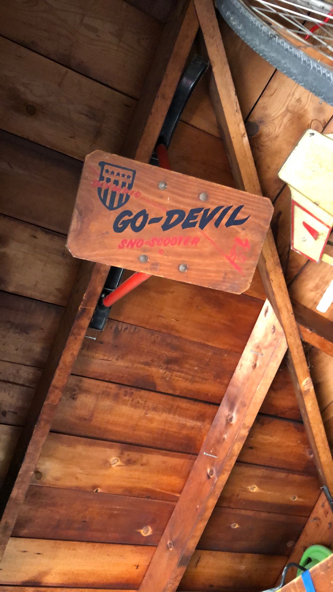 Vintage Go-Devil Sno-Scooter 