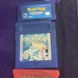 POKEMON GAMES GBC/GBA AUTHENTIC 