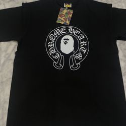 Black Bathing Ape X Chrome Hearts T-shirt 