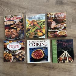 Bundle Of  6 Cook Books 