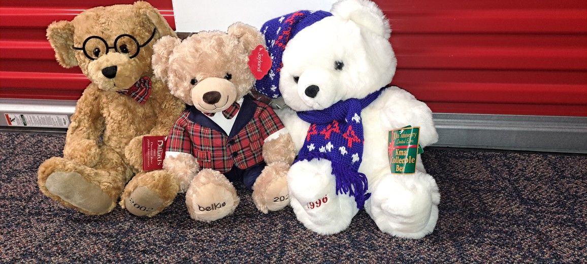 Belkie, Theodore, Anniversary Bears 3pc Bundle