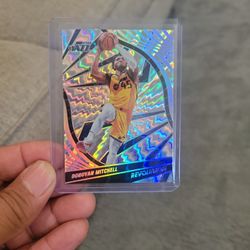 Donovan Mitchell Revolution Asia Silver Holo Number 41/99 Basketball Card
