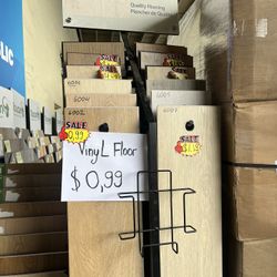 Vynil flooring for $0.99 - SHOP NOW