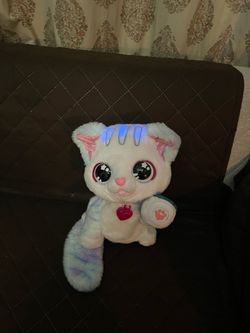 Colorful and Furry mechanical Cat toy