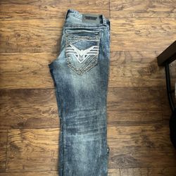 American fighter jeans size 32
