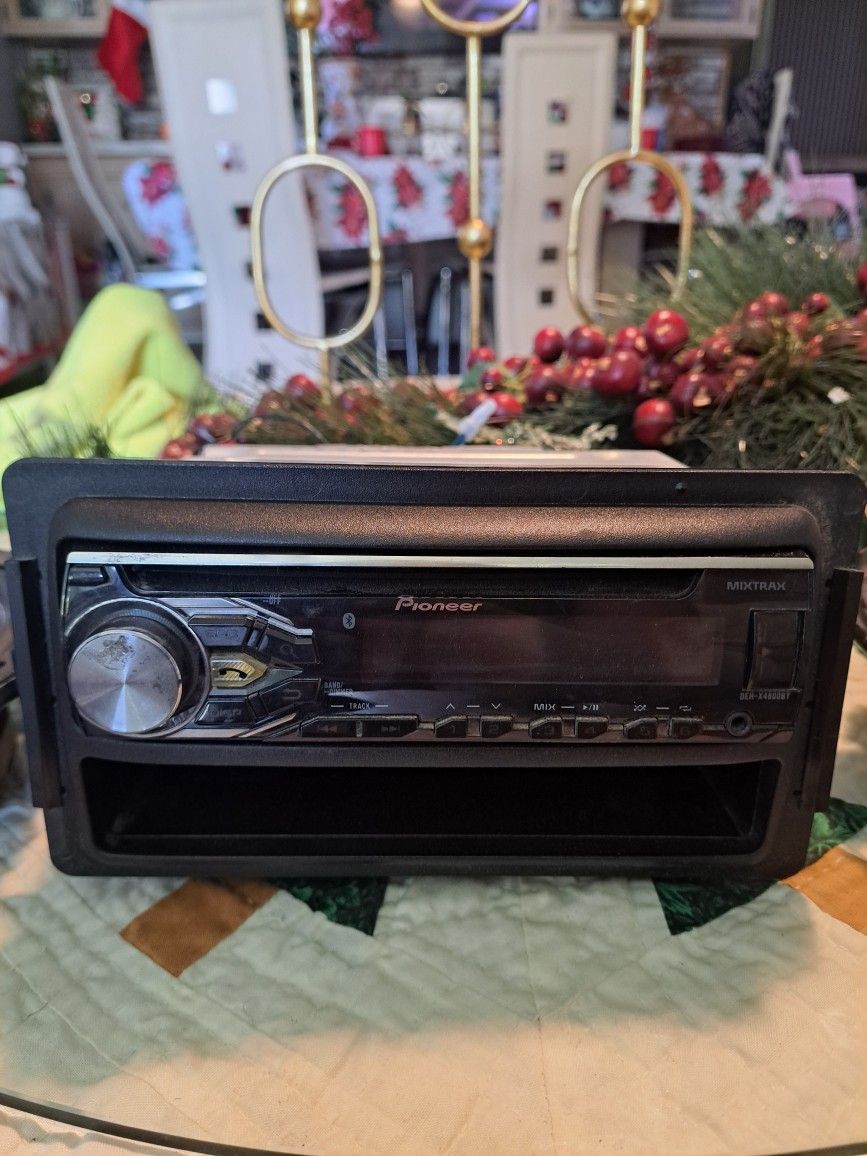Pioneer bluetooth radio.